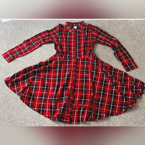NWOT VENUS 24 Plaid Flannel Button-Up Dress